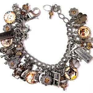 Blackberry Designs Cat Charm Bracelet